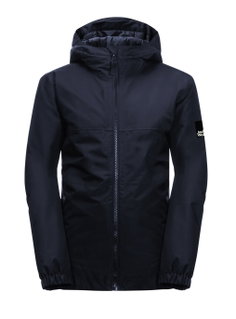 Jack Wolfskin Winterjacke Spirit 2L (wasser-winddicht, atmungsaktiv, robust) nachtblau Kinder (164-176)